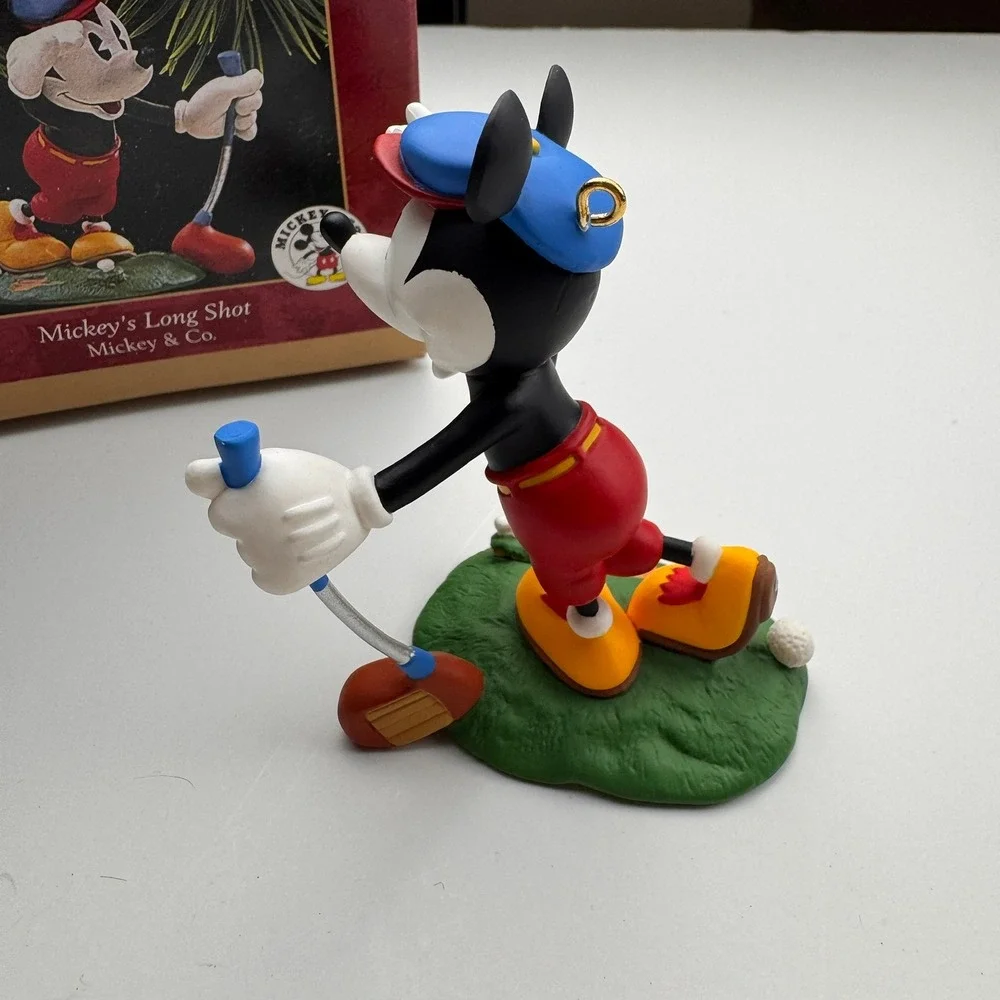 Hallmark Keepsake 1997 Mickey Mouse Mickey's Long Shot Golf Ornament QXD6412
